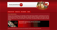 Desktop Screenshot of kosze-prezentowe.com