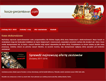 Tablet Screenshot of kosze-prezentowe.com